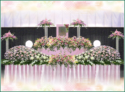 生花祭壇70プラン B祭壇